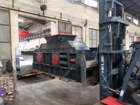 1500x800大型半自动液压对辊深夜黄色福利发货